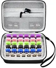 37 Slots USB Flash Drive Case SD Cards Thumb Drive Memory Card Holder SD SDXC SDHC Card Storage Bag Electronic Accessories Organizer for SanDisk/for Samsung|Inland/for PNY(Case Only) (Black)