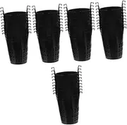 VANZACK 50 Pcs Plant Basket with Hook Slotted Mesh Net Cups Hanging Flower Pot Plants Outdoor Net Slit Pots Plant Net Pots Potted Plants Outdoor Plant Hydroponics Cups Equipment Indoor Pp