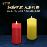 在飛比找樂天市場購物網優惠-八吉祥led電子祈福心愿燈酥油燈供佛燈家用長明燈充電蠟燭臺燈