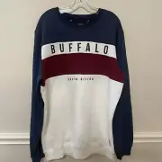 buffalo david bitton, mens multicolor sweatshirt, size XL, new w/tags