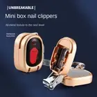 Stainless Steel Mini Nail File Bag Pendant Fingernail Clipper Unisex