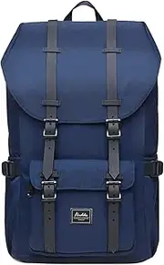 Laptop Outdoor Backpack, Travel Hiking& Camping Rucksack Pack, Casual Large College School Daypack, Shoulder Book Bags Back Fits 15" Laptop & Tablets by Kaukko