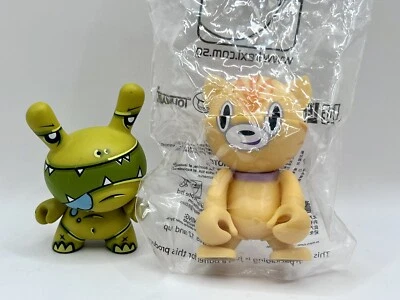 Kidrobot Dunny 2006 Series 3 & 2 Joe Ledbetter Vinyl Figures