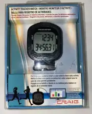 Craig Activity Tracker Watch CC426 Pedometer Steps Distance Calories Burned