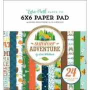 ECHO PARK "SUMMER ADVENTURE" 6X6 PAPER PAD CAMPING HIKING NATURE SCRAPJACK'S PL