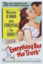 71745 Everything but the Truth Movie Maureen O Hara Wall 16x12 POSTER Print
