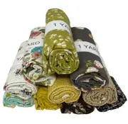Moda Fabrics One Yard Fabric Cuts ( 10) NEW