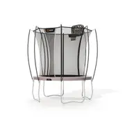 VULY Ultra 2 Small 9ft Trampoline with Enclosure - Round Kids Trampolines Bundle With Basketball Hoop