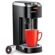 Bonsenkitchen Single Serve Coffee Maker Coffee Brewer for K Cup Capsule Fast ...