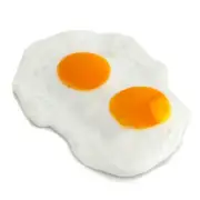 Display Faux Food Prop 2 Large Fried Eggs New