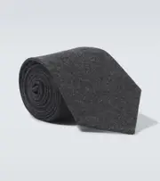 [Thom Sweeney] Thom Sweeney Wool tie One Size grey