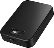 Cabinet Safes Fingerprint Password Gun Safes Portable Pistol Safe Box Dialing Wheel Password Biometric Fingerprint Storage Gun Safes(No handle)