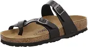 [Birkenstock] Womens Mayari Graceful Licorice Birko-Flor Sandals, 8.5 AU