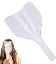 Hairspray Face Shield - Barber Salon Face Shield | Hairspray Shield Barber Salon Face Shield with Handle for Hairdressing Makeup