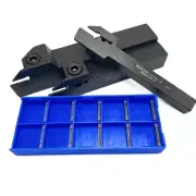 Metal Grooving Tool Holder Carbide Inserts Durable CNC Machine Cutter Parts