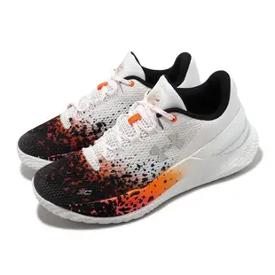 Under Armour 籃球鞋 Curry 2 Low Flotro NM 男鞋 白 橘 Chef Curry 運動鞋 UA 3026277100