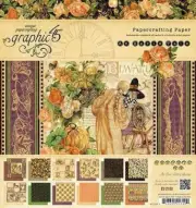 Graphic 45 An Eerie Tale 8 by 8-inch New Paper Pad 24 sheets total