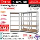 Giantz 5x1.8M Garage Shelving Storage Rack Warehouse Shelves Steel Tier Racking