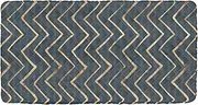 Messychevrons_rg_tealpaper Kids Travel Bed Sheet Soft&Comfortable Cot Sheet for Portable Baby Bed for Kids Baby Sleeping 50'' x 25'' (Sheet,Bed Not Included)