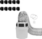 VIWINVELA 3 IN 1 Indoor Dryer Vent Kit Filter Bucket for Electric with...