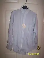 NWT men's Eagle Shirtmakers long sleeved dress shirt - size 15 1/2 - 34
