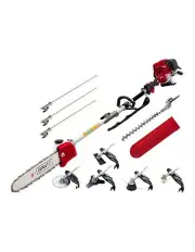 [Giantz] 4-Stroke Pole Chainsaw Set in Red