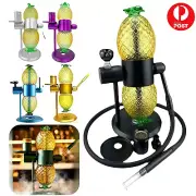 Gravity Hookah Water Smoking Pipe Cigarette Tobacco Glass Pipes 360 Rotating AU