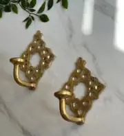 Bathroom Towel Hooks - Moroccan Handmade Brass Wall Hook, Decorative Robe Hook .