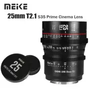 Meike 25mm T2.1 Cinema Lens for Canon EF/PL mount BMPCC6K Pro Z CAM RED Komodo