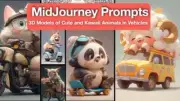 Midjourney Prompt Professional High Quality Cute 3D Kawaii Animals