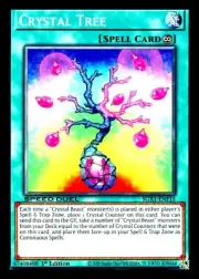 A145 YUGIOH SPELL CRYSTAL TREE SGX1-ENF15
