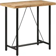 Kitchen Table Dining Table for Dining Room, Living Room Black and Concrete Grey 140x70x75 cm MDF