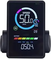 24V-60V M7C-2 E-Bike LCD Colorful Display Meter Waterproof Connection Plug Electric Bicycle Display with USB UART,B