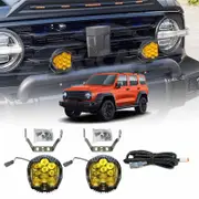 2x Front Led Fog Pod Spotlight for GWM Tank 300 2023-2024 Off Road Driving nudge Bar light