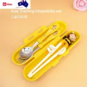 Kids Training Chopsticks 4-pc Set Children Learning XMAS Gift Idea 2-8 years old