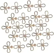 [GAROZATION] Metal Cheongsam Buttons Dress Pins for Cleavage Knot Fastener Round Decorative Button Set