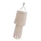 Bohemian Lamps Shade Boho Hanging Pendant Light Cover Wedding Macrame Lampshade