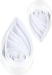 White Quilling Paper Strips 7Mm Crafts 1/4" off White Cream Paper Quilling Set f