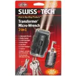 銅板百貨- SWISS+TECH TRANSFORMER MICRO-WRENCH 7合1口袋隨身工具(切貨庫存/需自行