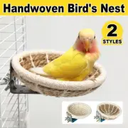 Bird's Nest Parrot Nest Straw Nest for Small Animal Nesting Material Bedding