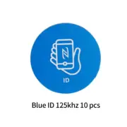 10Pcs 125Khz TK4100 / 13.56Mhz M1 1K S50 Access Control Card Stickers Smart Anti