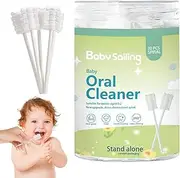 Oral Cleaner,Gauze Tongue Cleaner Toothbrush | Tight Suture Oral Cleaning Supplies for Home, Travel, Hotel, and Outdoors