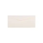 JAM Paper #10 Business Strathmore Envelopes 4.125 x 9.5 Natural White Linen