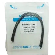 1 Bag Dentales Ortodoncia Arcos de Alambre de Arco de Acero Inoxidable Rectangu