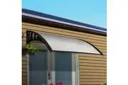 Instahut Window Awning Door Canopy 1mx2m Transparent