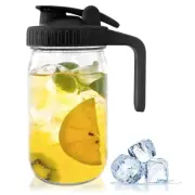 1X(Graduated Jar Seal for Juice,Milk,Coffee,Tea,Lemonade,Drink E3M2)1833