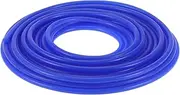 X AUTOHAUX 1 Pc for Air and Water Silicone Vacuum Tubing Hose High Temperature Automotive Vacuum Line 50Ft 1/16" 2mm ID 3.5mm Thickness Blue Silicone