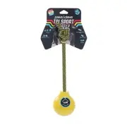 Paws & Claws Tri Sport Bone Tugger Pet/Dog Interactive 23x7.6x5.8cm Toys Yellow