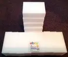 40 Pack Extra Large 1-1/4" Melamine Sponge Eraser Cleaning Foam Works Like Magic