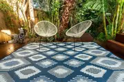 Outdoor Rug - Positano Blue And White